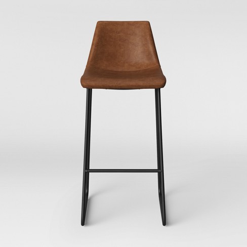 Leather stool discount