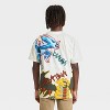 Boys' Pokémon Sinnoh Legendary Creation Trio Oversized Short Sleeve Graphic T-Shirt - White - 3 of 4