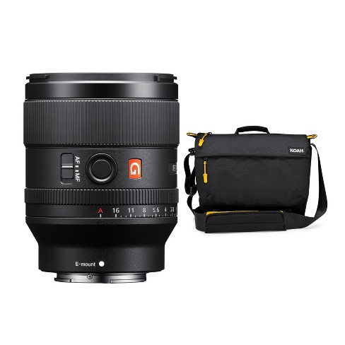 Sony SEL35F14GM FE 35mm f/1.4 GM Full-Frame G Master Lens with Camera Bag