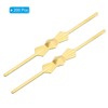Unique Bargains Bowtie Copper Clip for Fastening Chandelier Crystal Lamp 200 Pcs - 3 of 4
