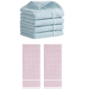 REGALWOVEN Cotton Soft Absorbent Bathroom Hand Towels 14" x 28" - 1 of 4