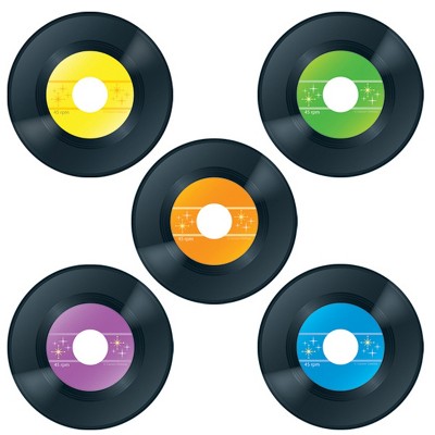 Carson Dellosa Education Records Cutouts (45 cut-outs)
