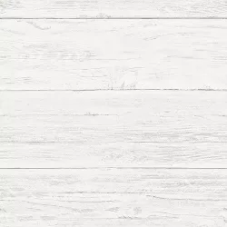 NuWallpaper Shiplap Peel & Stick Wallpaper White