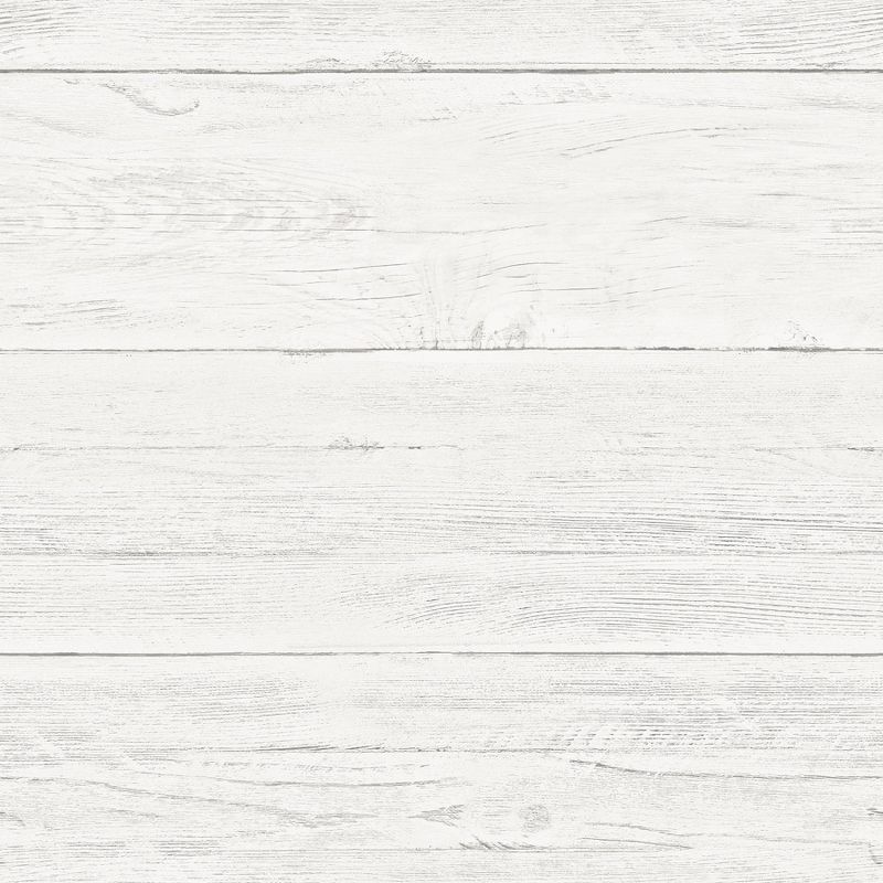 NuWallpaper Shiplap Peel &#38; Stick Wallpaper White, 1 of 11