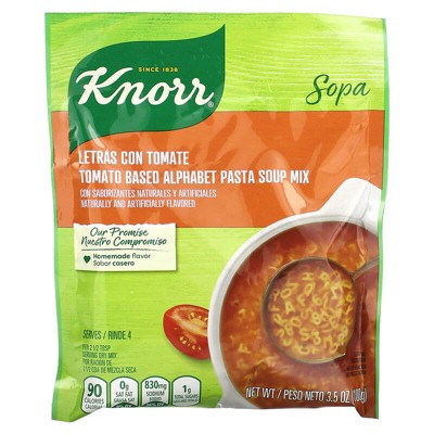 Knorr, Tomato Based Alphabet Pasta Soup Mix, 3.5 oz