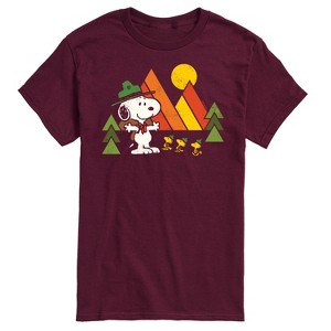 Men's - Peanuts - Retro Trailbrazers Short Sleeve Graphic T-Shirt - 1 of 4