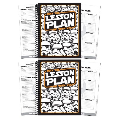 Eureka Star Wars Super Troopers Lesson Plan Book, Pack of 2
