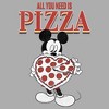 Boy's Disney Mickey Mouse All You Need is Pizza T-Shirt - 2 of 4