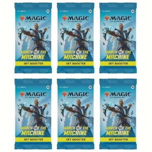 Magic the Gathering 6 Packs MTG Set Booster Pack Lot MTG March of the Machine - 1 of 2