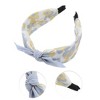Unique Bargains Girl's Elegant Flower Pattern Headbands 6.30"x4.72"x2.05" Blue 1 Pc - 3 of 3