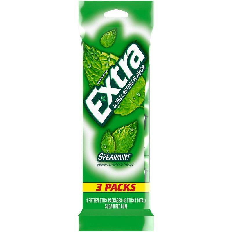 Extra Spearmint Sugar-Free Gum Multipack - 15 sticks/3pk, 1 of 12