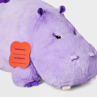 8&#39;&#39; Hippo Stuffed Animal - Gigglescape&#8482;