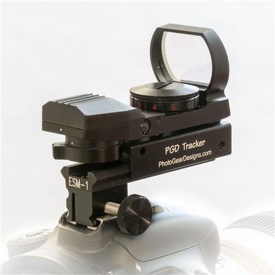  Photo Gear Designs Tracker Kit, Includes ESM-1 External Sight Mount, CR2032 Battery, Hi Viz Storage Pouch 