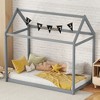 Whisen Twin Size Wooden House-Shaped Platform Bed - 3 of 4