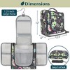PAVILIA Toiletry Bag Travel Women Men, Hanging Water Resistant Makeup Accessories Cosmetic Organizer Large Essential Kit - 2 of 4