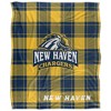 University Of New Haven Campus Plaid Spirit Silky Touch Super Soft Throw Blanket 50x60 - 2 of 4