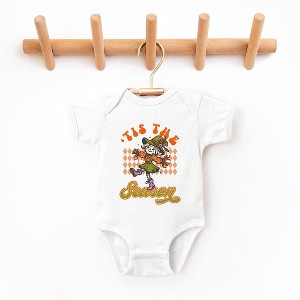 The Juniper Shop Tis The Season Scarecrow Baby Bodysuit - 1 of 3