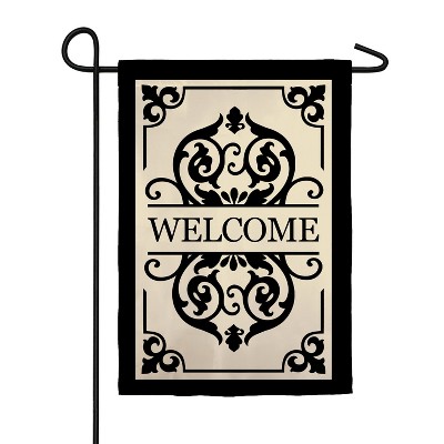 Evergreen Cape Craftsmen Cambridge Welcome Garden Applique Flag