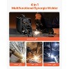 VEVOR MIG Welder, 200A Synergic Mig Welding Machine, 4-in-1 Gas MIG/Flux Core MIG/Stick/Lift TIG Multi-Process Welder Machine,110V/220V, Black - 3 of 4