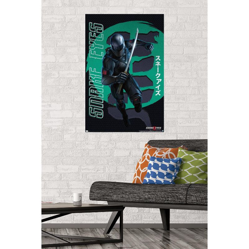 Trends International GI Joe: Snake Eyes - Green Unframed Wall Poster Prints, 2 of 7