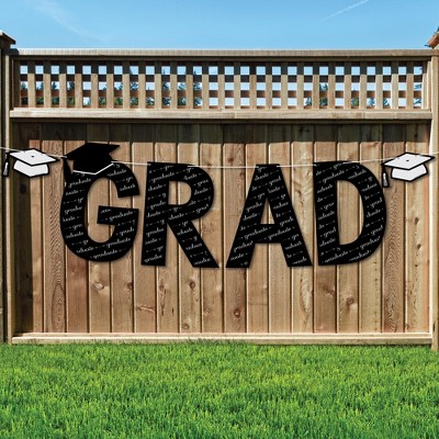 Big Dot of Happiness Graduation Cheers - Large Graduation Party Decorations - GRAD - Outdoor Letter Banner