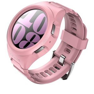 Dexnor for Samsung Galaxy Watch 6 Classic Band [47mm] [43mm],Galaxy Watch 6 Band [40mm] [44mm],[Raised Bezel & Snap-on] Rugged Shockproof Case - 1 of 3