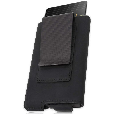 Fidelo Minimalist Pop Up Wallet With Card Holder And Carbon Fiber ...