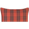 C&F Home 26" x 26" Adirondacks Red & Burgundy Plaid Lodge Euro Pillow Sham - 2 of 4