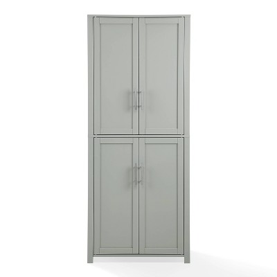 Savannah 40'' Grey Driftwood Shaker-Style Tall Storage Pantry