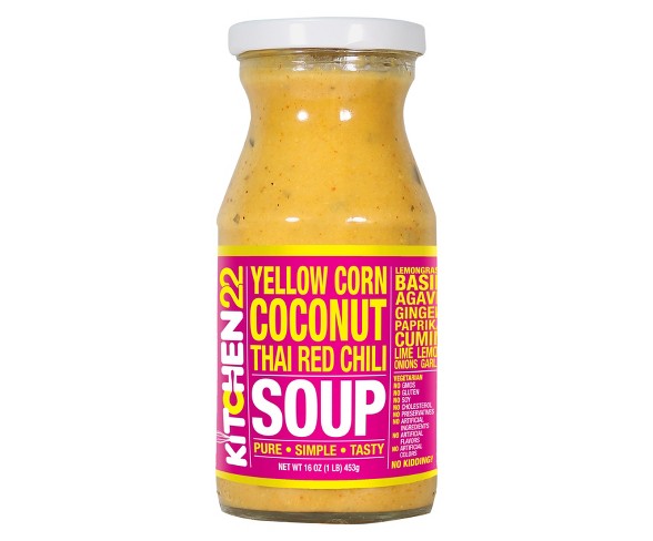 Kitchen 22 Corn Chili Coconut Soup 16 oz