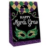 Big Dot of Happiness Mardi Gras - Masquerade Gift Favor Bags - Party Goodie Boxes - Set of 12 - 3 of 4