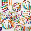 24ct Art Party Blowers: Creative Converting Multicolor Party Favors for Kids Birthday, Paint Party Blower Set - 2 of 3