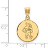 Black Bow Jewelry 14k Yellow Gold Iowa State Cyclones NCAA Medium Pendant - 2 of 3