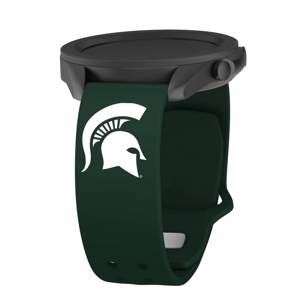 Photos - Watch Strap NCAA Michigan State Spartans Samsung Watch Compatible Silicone Band - 20mm
