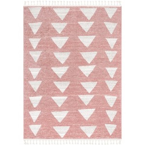 Well Woven Tango Geometric Triangle Stain-resistant Area Rug - 1 of 4