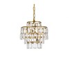 Elegant Lighting Mila 3 - Light Pendant in  Brass - 3 of 4