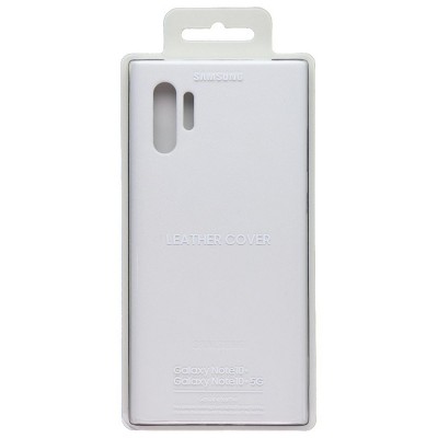 Samsung Official Leather Cover For Samsung Galaxy Note10+ 5g - White :  Target
