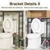 Over The Toilet Storage Cabinet with Adjustable Shelf, Tall Wood Rack Bathroom Organizer, Natural Oak - 4 of 4