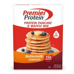 Premier Protein Pancake & Waffle Buttermilk Complete Protein Pancake and Waffle Mix - 20oz - 1 of 4