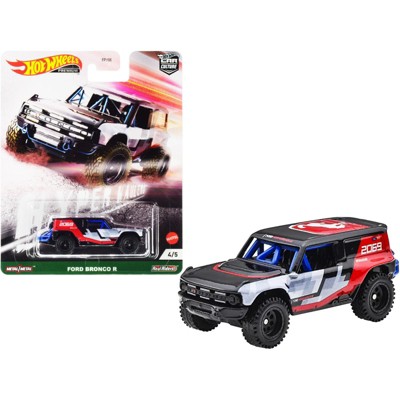 Ford Bronco R Black And Red With Graphics hyper Haulers Series Diecast  Model Car By Hot Wheels : Target