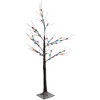 Northlight LED Lighted Frosted Christmas Twig Tree - 4' - Brown - Multi-Color lights - 3 of 4