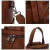 Generic Backpack Purse Vegan Leather Fashion Multipurpose Design Shoulder Bags - 4 of 4