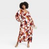 Women's Long Sleeve Crepe Maxi A-Line Dress - A New Day™ - 3 of 3