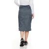Medichic Women Professional Stretch Five Pocket 'Debra' Scrub Skirt Scrubs, Pewter, Medium - 2 of 4