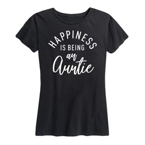 Women's - Instant Message - Happiness Auntie Short Sleeve Graphic T-Shirt - 1 of 4