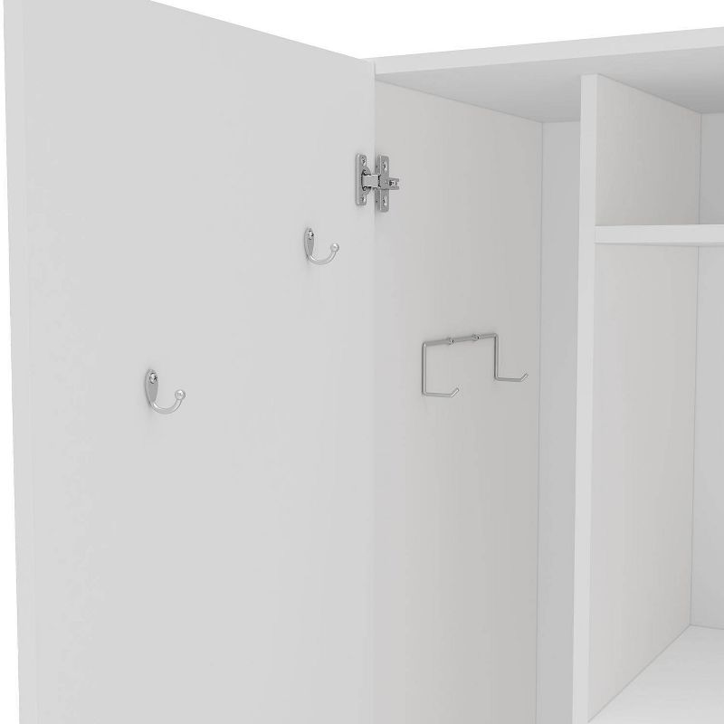 Santa Fe 2 Door Storage Cabinet White - Polifurniture, 3 of 7