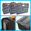 D00412 - Duratool - Tool Box Set, 3-in-1, Plastic