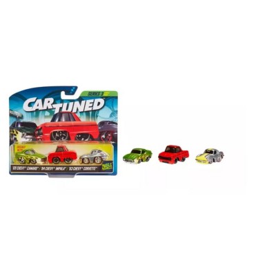 CarTuned 1969 Chevy Camaro 1964 Chevy Impala 1963 Chevy Corvette Series 3 Muscle Madness 3-Pack