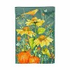 Evergreen Yellow Finch and Sunflowers Suede Garden Flag 12 x 18 Inches Indoor Outdoor Decor - 2 of 4