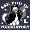 Men's Lost Gods Halloween See You In Purrgatory T-Shirt - 2 of 4